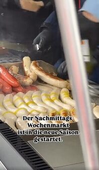 Der Nachmittags-Wochenmarkt auf dem Luisenplatz startet in die neue Saison.