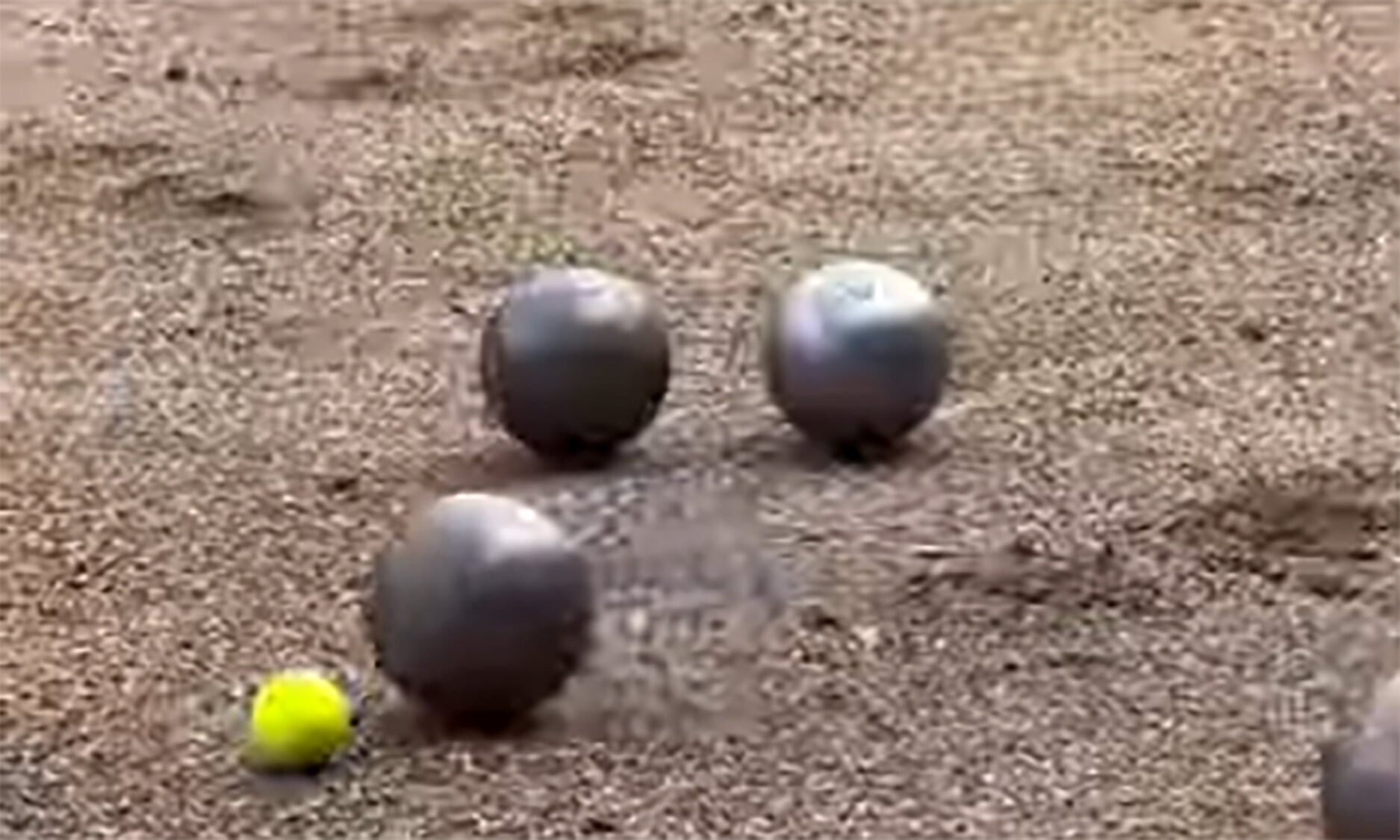 Boule-Anlage auf dem Luisenplatz