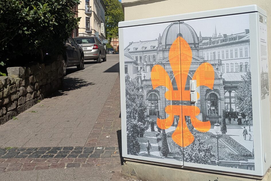 Gestaltete Stromkästen verschönern Innenstadt