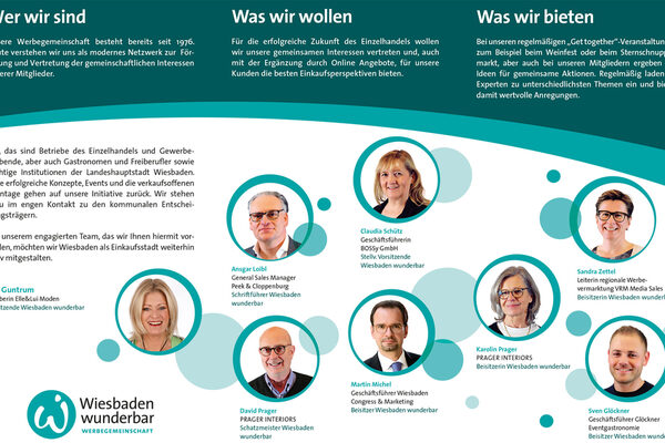 Flyer with text and pictures of the board.