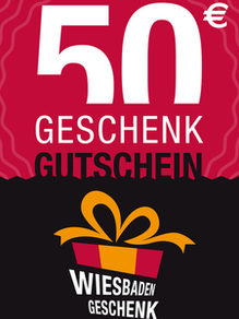 Es gibt den Wiesbaden-Gutschein für 10, 20 und 50 Euro.