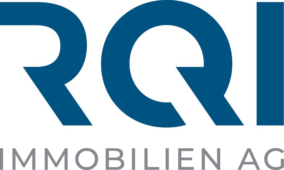Logo in blau der RQI.
